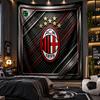 Wall Hanging Tapestry AC Milan Print Cloth for Living Room Bedroom Home Decor