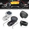 Waterproof Motorcycle Electromobile Quartz Clock Shockproof Watch Handlebar Watch For Cruisers For Bicycles Motorcycle Parts