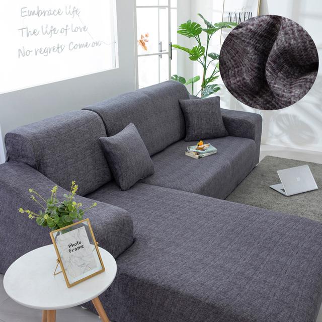 Чехлы для диванов L-образной формы с принтом, защита для дивана в гостиной, эластичные эластичные чехлы против пыли для углового дивана, чехол