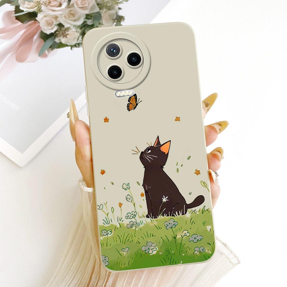 For Infinix Note 12 Pro 4G Case X676B Fashion Cartoon Cute Funny Painted Silicone Bumper For Infinix Note 12 2023 X676C Casing