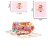 Paper Greeting Cards Pop Up Flower Bouquet Card New Handmade Card  Mother's Day