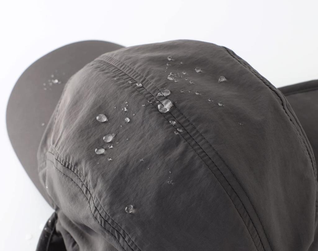Connectyle Waterproof Winter Cap with Ear Cold Weather Hat with Face Work Fishing Dark Gray Men's Flaps, Cover, Cap, Cap,