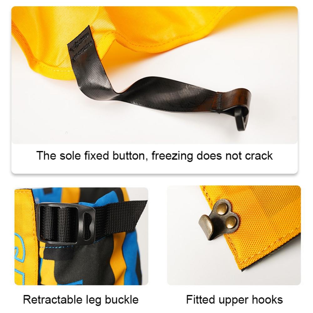 Детский лыжный водонепроницаемый чехол для теленка, уличный пескозащитный чехол для обуви, детский снежный чехол, подходит для детей 2–12 лет