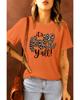 Animal Print Casual T-Shirt for Fall