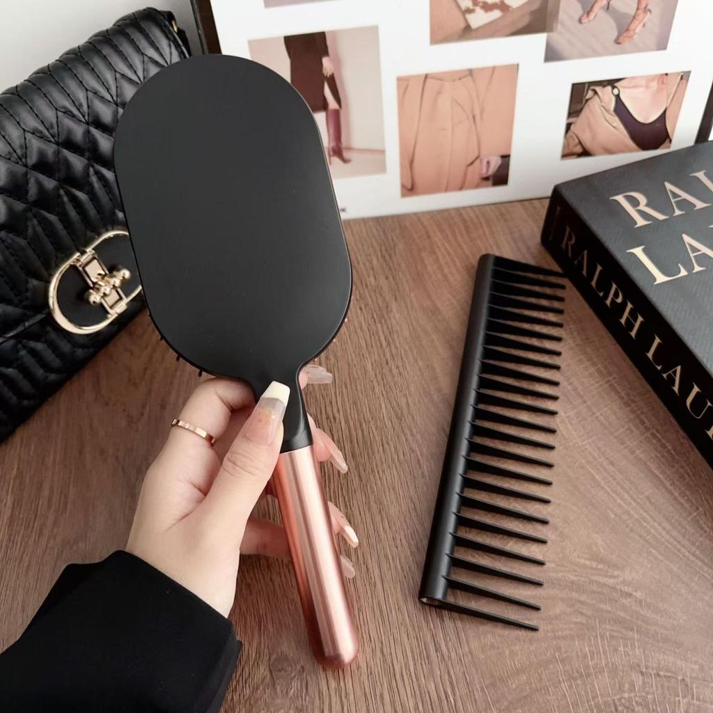 Портативная расческа-подушка с воздушной подушкой для укладки пышных волос – Массажная парикмахерская расческа для девочек