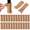 [Slip-proof] Chair Leg Covers, Chair Socks, 24-Count, [Silicone Non-Slip, Double-Layer Knit] Chair Leg Caps, Chair Socks, Chair Leg Covers, Chair Sock