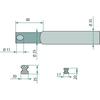 Loader tine straight 25x820mm SAMSON