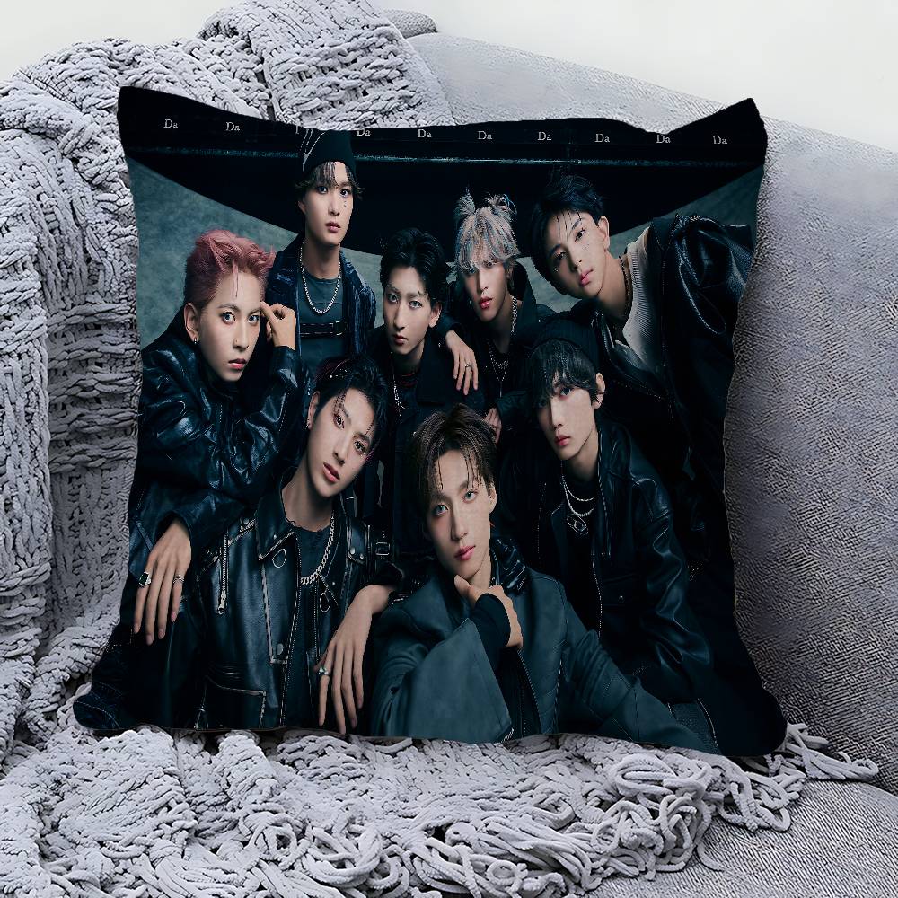 Звезда в стиле K-pop S-Stray Kids Персонализированные Подушки для Декора Дома с Фотографией и Текстом Домашние Подарки 45x45 см
