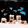 Clay Ceramic Aquarium Multifunctional Breeding House Cave Fish Hiding Shelter  Aquarium Landscaping