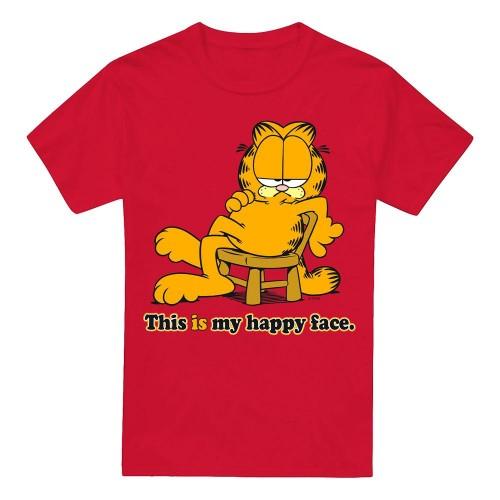 Garfield Mens Happy Face T-Shirt