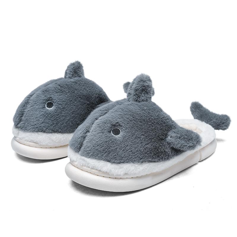 Горячая Распродажа Тапочки Акула Мужская Зимняя Домашняя Обувь Теплые Пушистые Тапочки Мужские Дизайнерские Мультяшные Хлопковые Тапочки Унисекс chanclas de hombre
