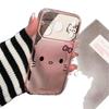 Розовый магнитный чехол Hello Kitty для Apple 17, 15, 14, 16 - Мягкий чехол Corning
