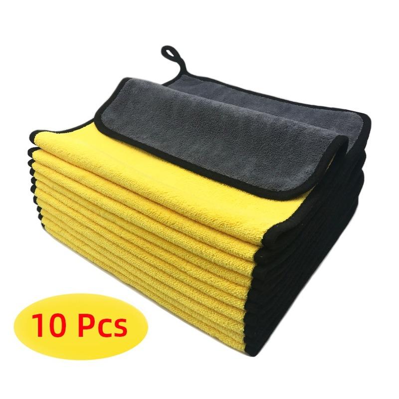 Car Cleaning Towel Wiping Cloth Double Sided Coral Velvet Car Care Thickening Microfiber Car Wash