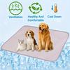 Dog Cooling Mat Ice Silk Cooling Pad Washable Pet Cool Bed Breathable Sleeping Mat for Large Dogs Cats