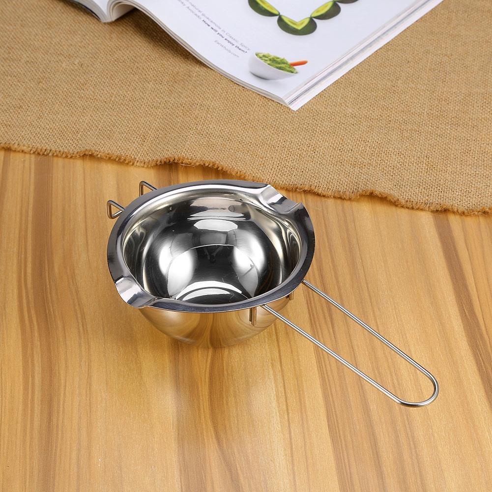 Boiler Pot Stainless Steel Melting Bowl Warmer with Dual Pour Spouts for Melting Chocolate, and Candle Making
