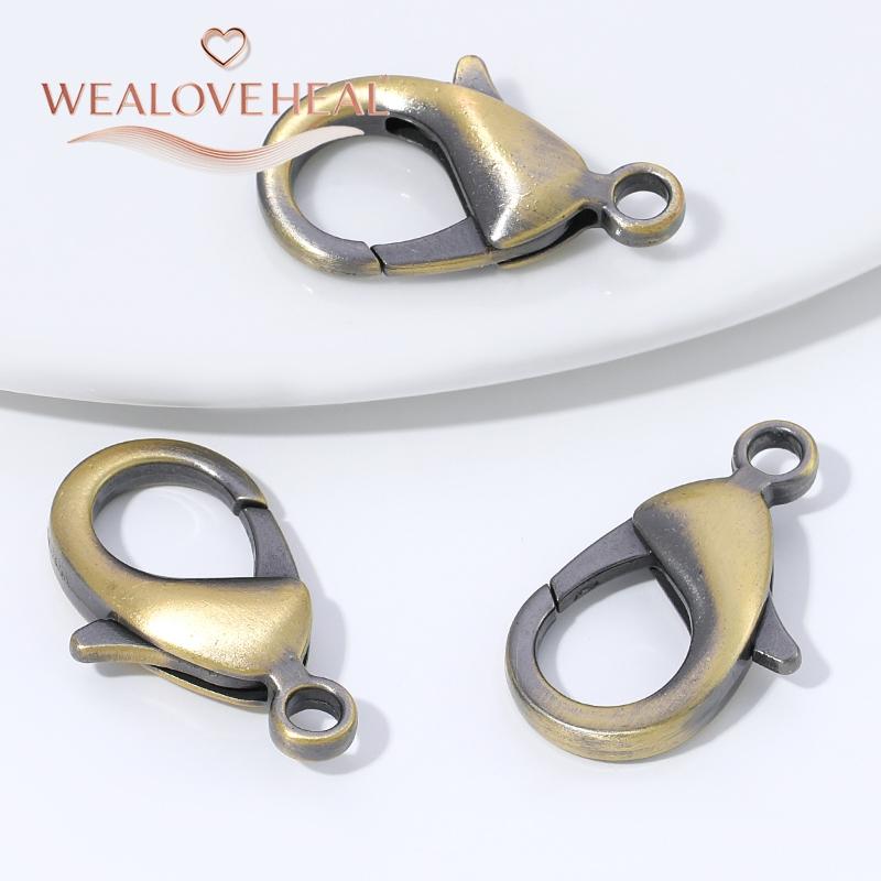 22mm 26.5mm Vintage Antique Bronze Brass Plated Lobster Clasps Hooks DIY Jewelry Findings for Bracelet Necklace Making Supplies