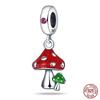 3MM 925 Bracelet 925 Sterling Silver Flower Bird Series Charms Bead For Women Fashion DIY Jewelry Gifts Making