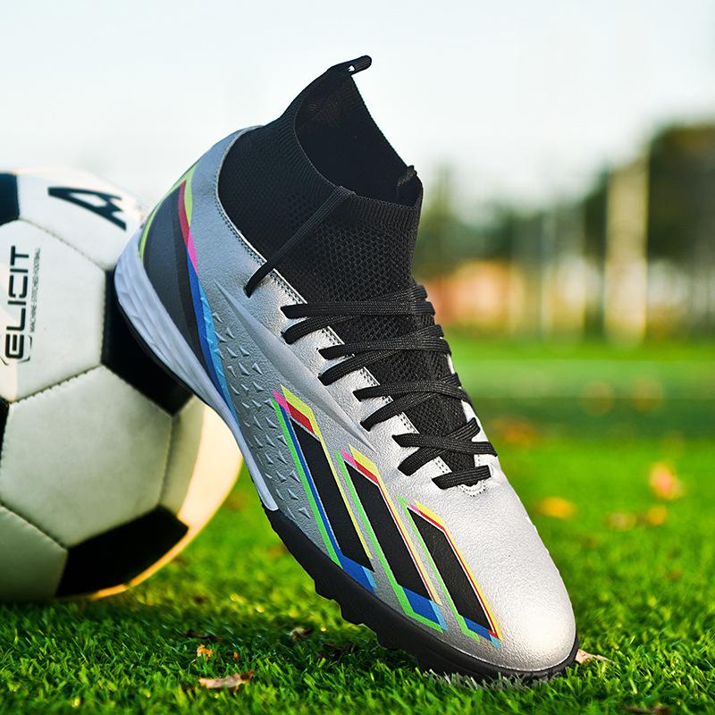 Обувь для иностранных торговцев Футбольные бутсы с высоким верхом Мужские и женские AG Короткие ногти TF Сломанные ногти Студенческие Молодежные Детские Взрослые Спортивные