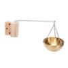 Essential Oil Bowl Golden Stainless Steel 12CM Round Fragrance Diffuser Cup Holder for for Sauna and Spa