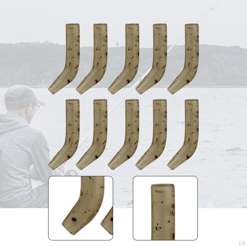 10 Carp Fishing Hook Kickers Rubber Sleeves Terminal Tackle Short Line Aligner Anti-Sleeve