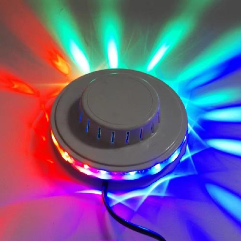 Цветной диско-светильник 48 светодиодов вращающийся настенный светильник флэш-бар KTV магазин сетевой красный фон сценический декоративный свет