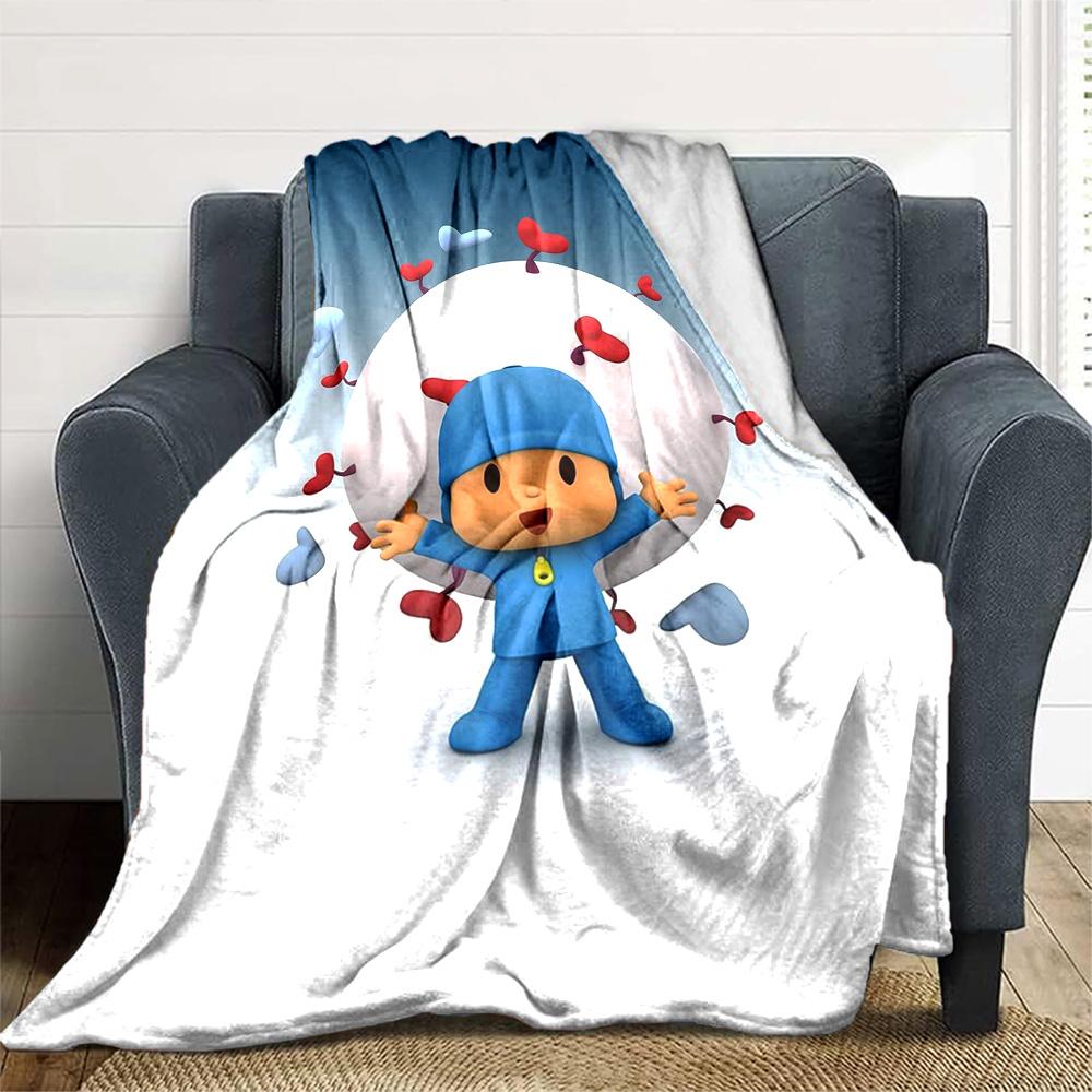 Pocoyo Blanket Ultra-Soft Suitable for Livingroom Sofa Bedding for All Occasions Warmthful Decor Gifts For Family Or Friends