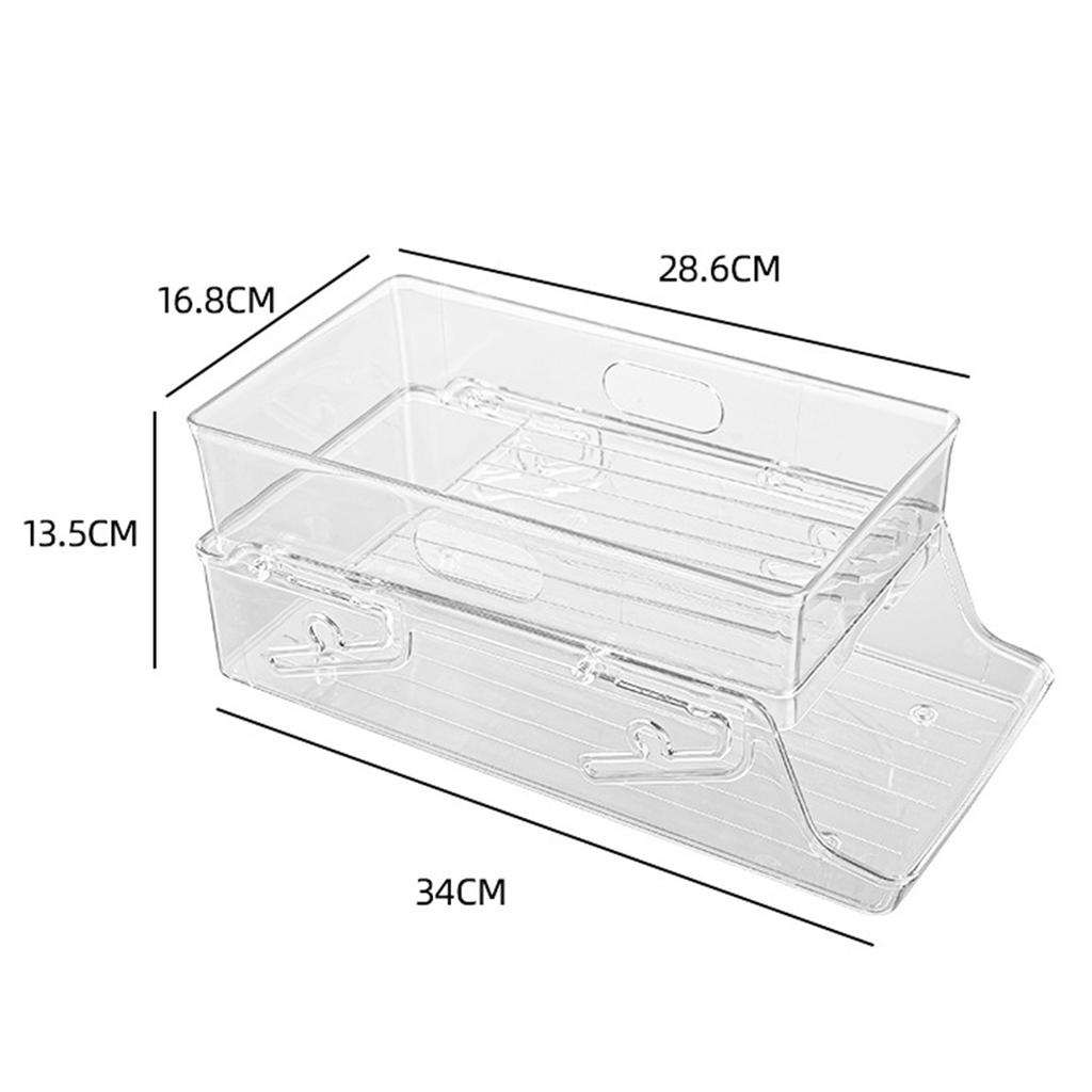 2-слойный холодильник для напитков, автоматический органайзер для пива и колы, большая емкость, прозрачный держатель для банок с газировкой