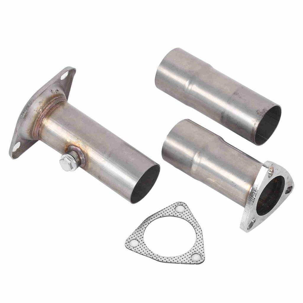 3PCS Catalytic Exhaust Pipe Converter Replacement for Honda Acura Engine Swap 2.5in Pipe