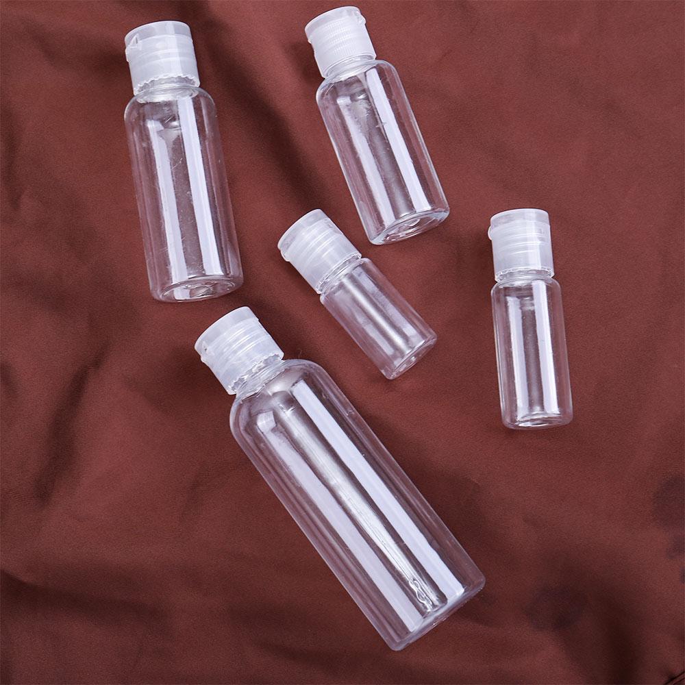 Free Portable Travel Plastic Cosmetic Spray Bottle Refillable Bottles Liquid Dispensers Transparent