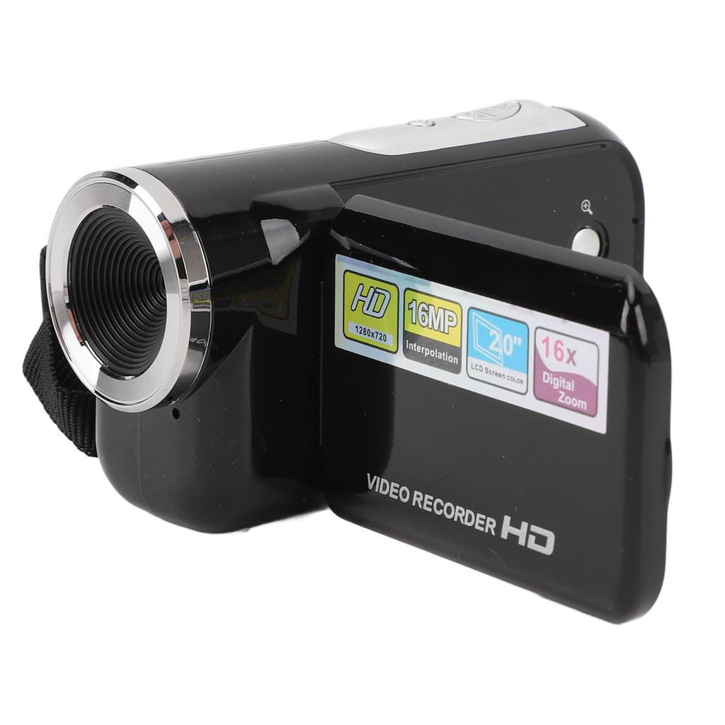 Видеокамера 16MP 1080P 16X цифровой зум 2.0-дюймовый поворотный экран Anti Shake USB-порт 1/4 дюйма с резьбой