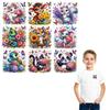 Animal Custom Patch Butterfly Flower Vinyl T-Shirt Clothes Stickers Diy Hoodies Heat Press Appliqued Parches Ropa Iron On Patch