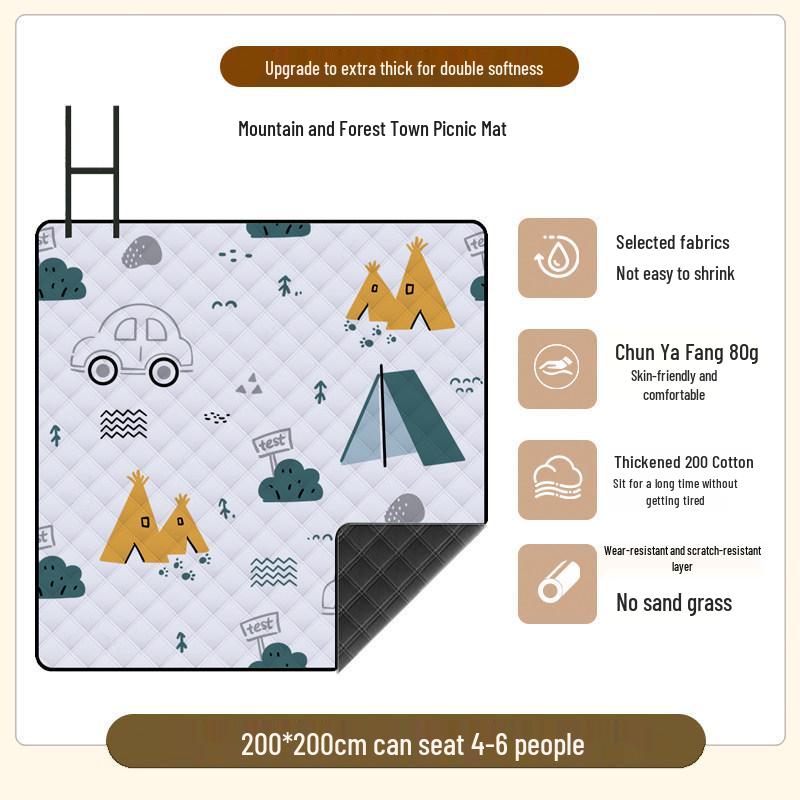 Thickened Portable Non-Slip Outdoor Baby Crawling & Picnic Mat