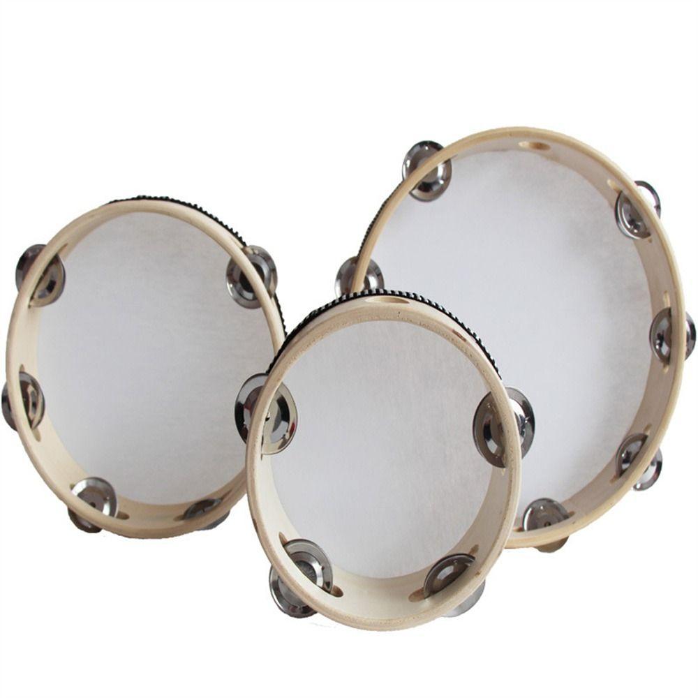 4/6/8/10 дюймов Ручной барабан Перкуссия Детский барабан Детские игрушки Тамбурин Танцы Концерты