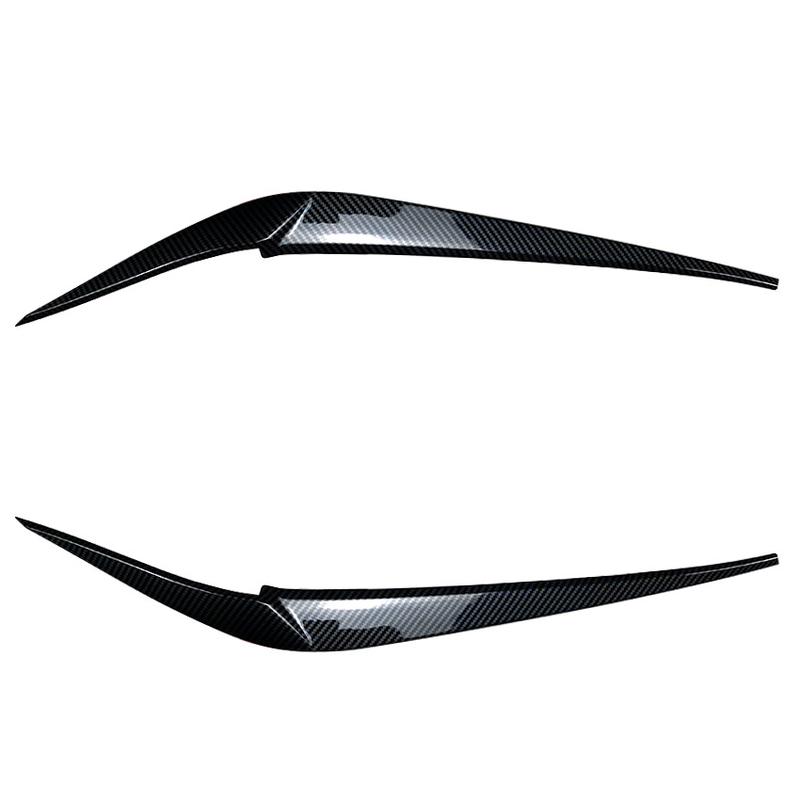 For BMW X3 X4 G01 G02 2018- Car front headlight decoration lamp eyebrow modification carbon fiber accessories external kit