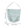 Large Capacity Satin Tote Bag Solid Color Lightweight Underarm Bag Cute Simple Shoulder Bag  Casual