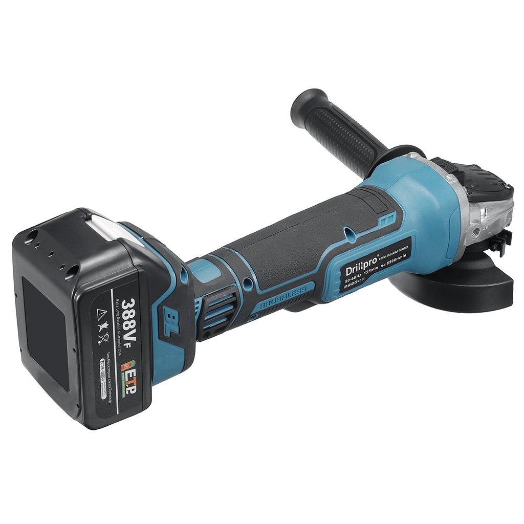 125 мм 100 мм бесщеточная электрическая угловая шлифовальная машина для резки электроинструмент + литий-ионный аккумулятор для батареи Makita 18 В