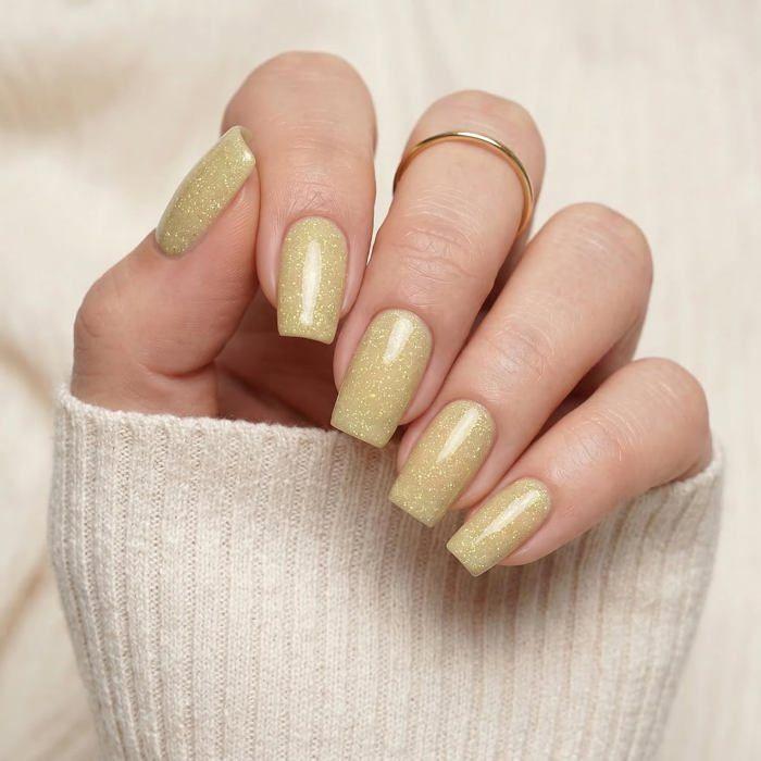 Kabos Magic Dip System Dipping Powder Poudre Acrylique Jaune pour Ongles 011 Gold Dust 20 g