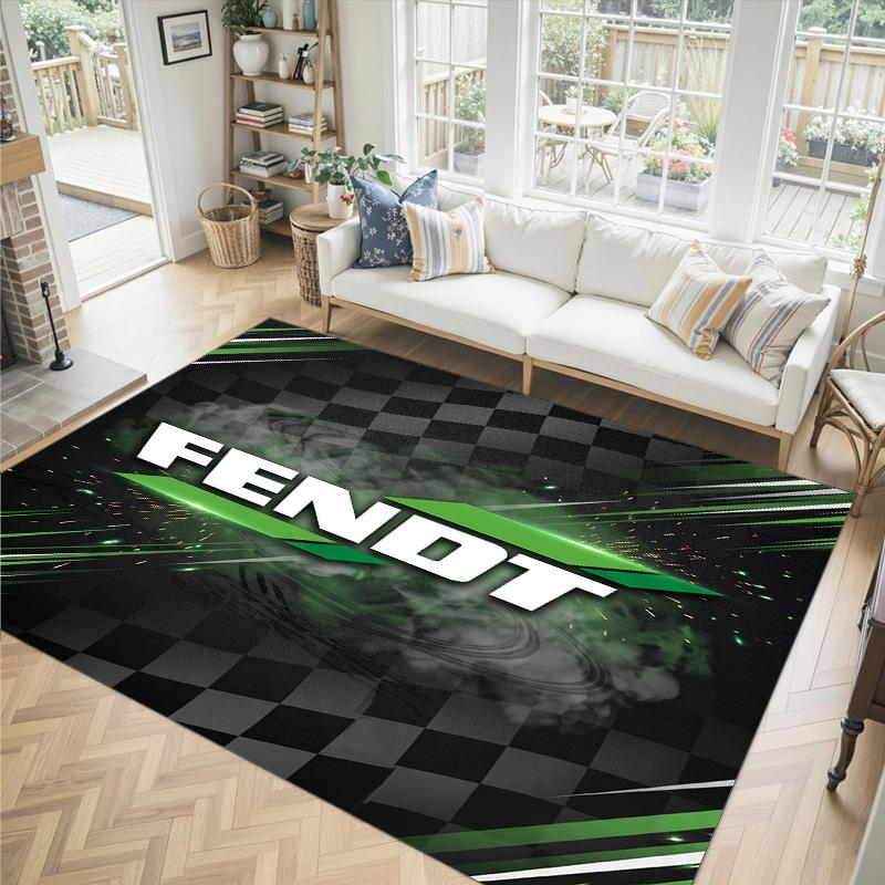 Fendt Design Crystal Velvet Carpet Cozy Non?Slip Printed Rug For Bedroom Living Room Entrance