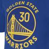 Nike Футболка Golden State Warriors с принтом букв и цифр, круглым вырезом, трикотажная, с коротким рукавом, детские топы, синяя DR0781-495