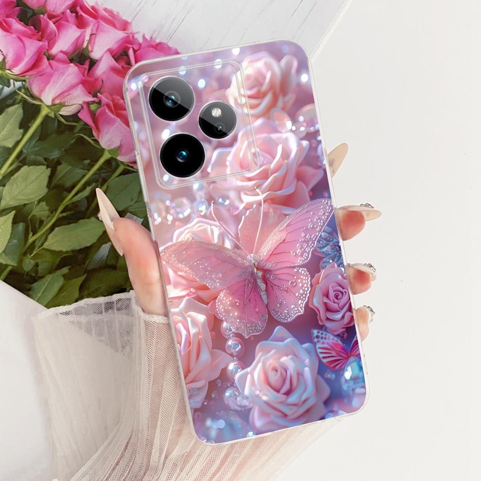 Чехол для Realme GT 7 GT7 T 5G RMX5061 Милый Лев Модный Расписной Чехол Мягкий Силиконовый Чехол для Телефона для Realme GT 7 Pro GT7T 5G