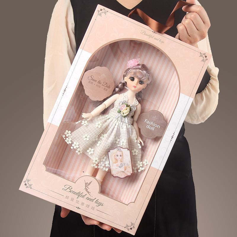 Подарочная коробка Dress Up Doll Toy Подарочный набор Little Girl Girl Girl Toy Princess Doll