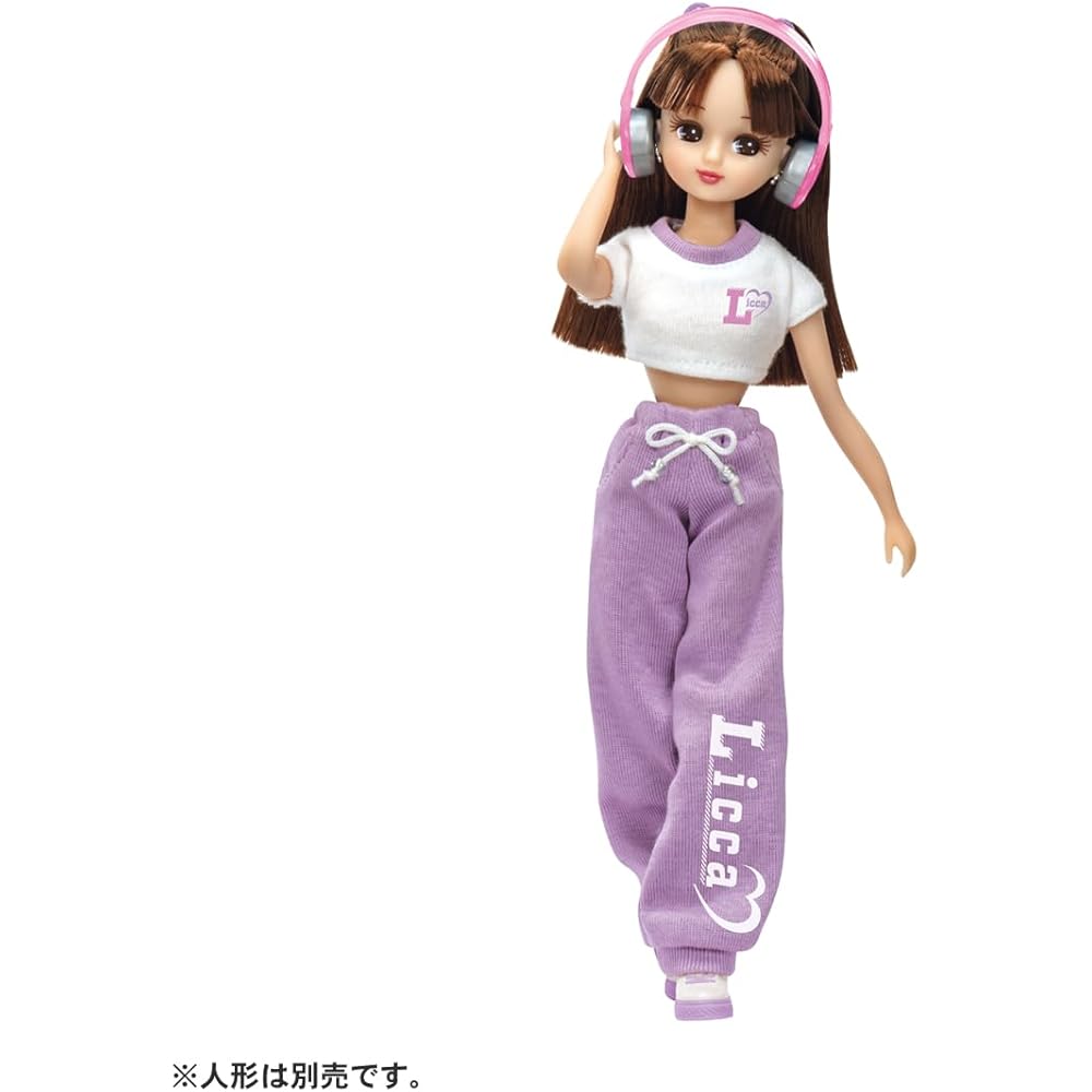 Takara Tomy Licca-chan Dress LW-09 Dance Practice Outfit Doll Clothes Toy for Ages 3 and Up
