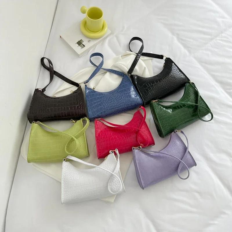 Модная женская сумка через плечо из лакированной кожи для шоппинга и отдыха, женская сумка на цепочке, сумка через плечо