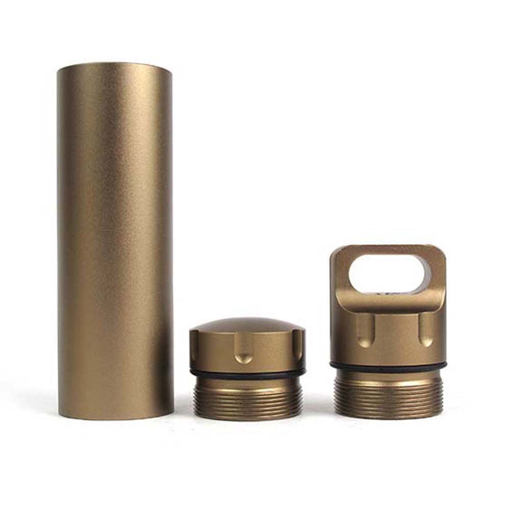 Cases First-Aid Canister Pill Box Waterproof Sealed Tank Capsule Container Emergency Capsule Bottle