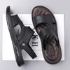 Men's Shoes Summer Sandals Summer Leather Sandals Men's Summer Open-toed Beach Shoes Dual-purpose Sandals
