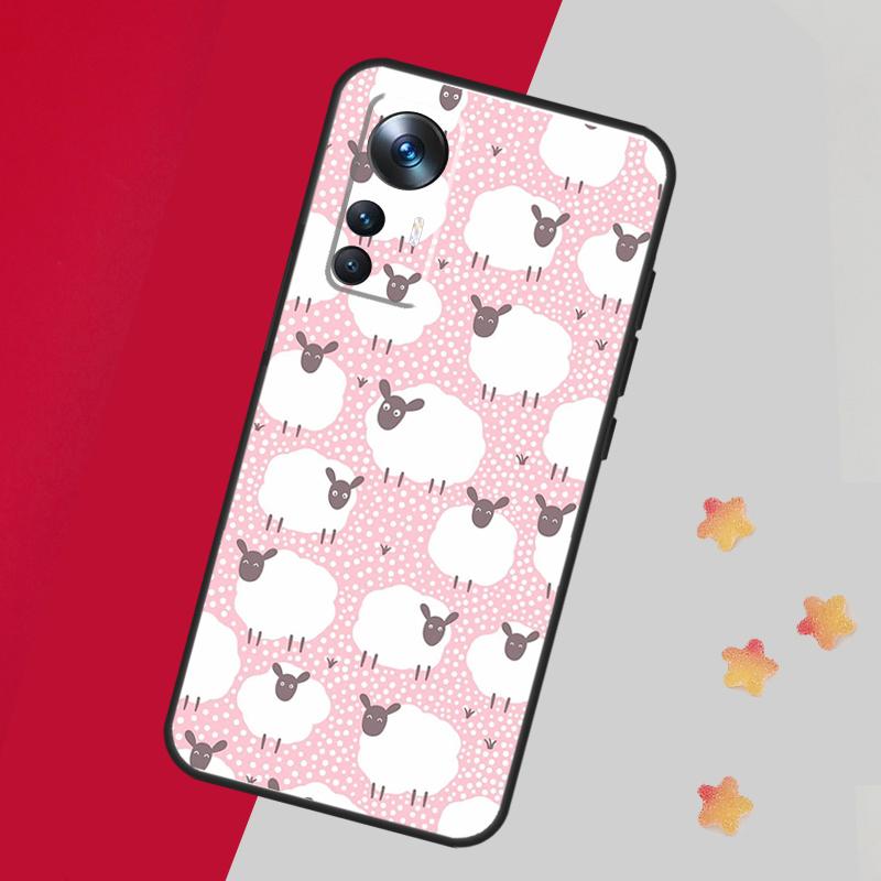 Милый Чехол-Овечка Для Xiaomi 14T Pro 11T 12T 13T 13 14 15 Ultra Чехол Для POCO F7 F6 F5 X3 X5 X6 X7 Pro
