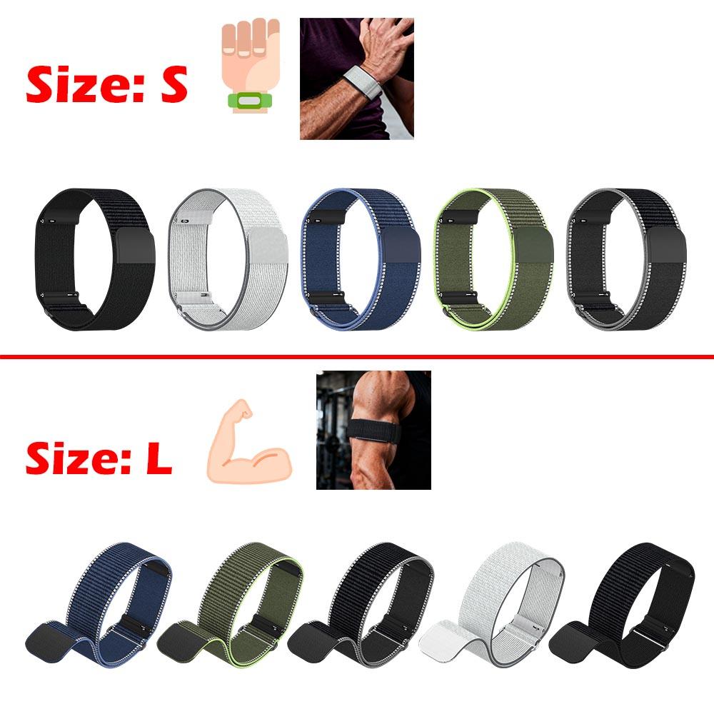 Ремешок для бицепса для Amazfit Helio Strap Спортивная замена Регулируемый Мягкий Нейлон Кожаный Браслет Наручный ремешок для бицепса для Amazfit Helio Strap