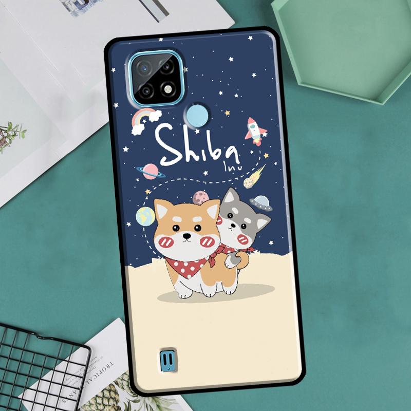Милый чехол Шиба-ину для OnePlus 10 Pro 9 Pro 8T 9R Nord2 для Realme 9 8 Pro 8i 9i C35 GT Neo 2 3 Master