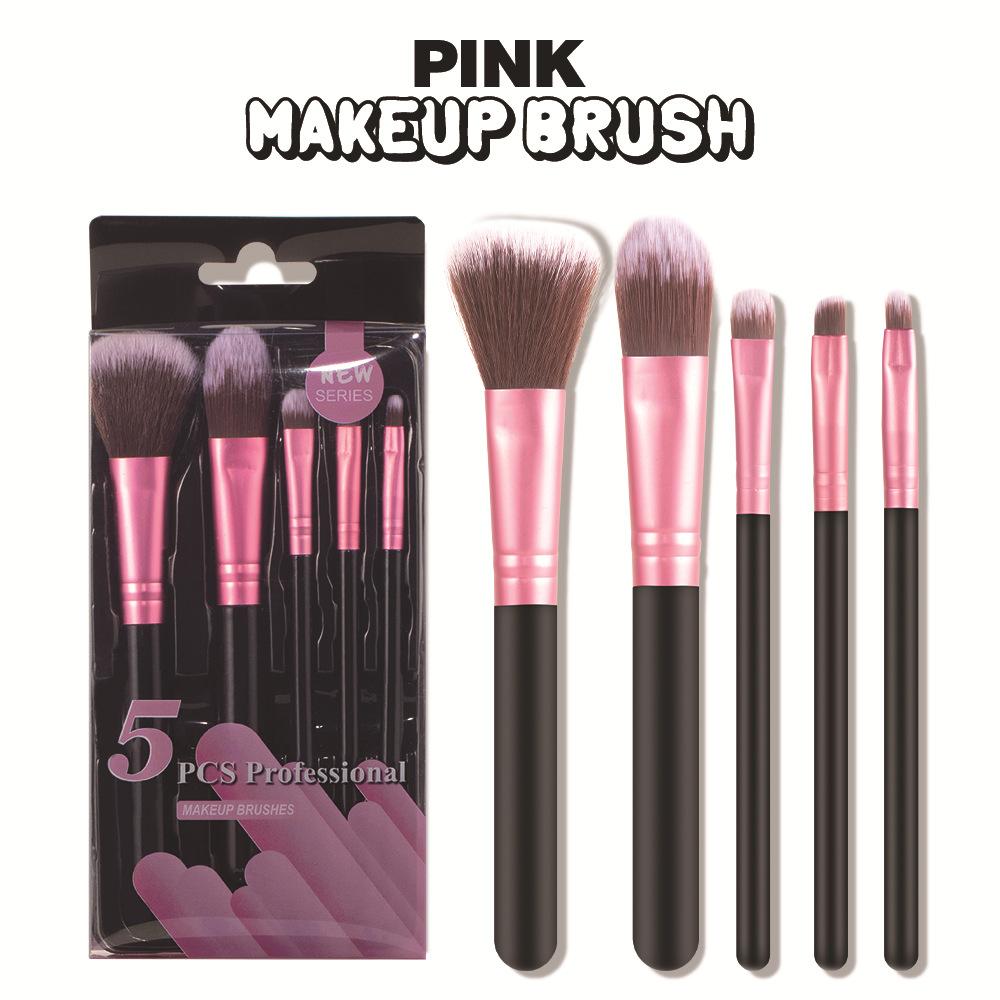 5PCS Makeup Brush Set Halloween Christmas Gift Smash Flour Rouge Brush Face Powder Blusher Brush, Eye Shadow Brush Makeup Tools