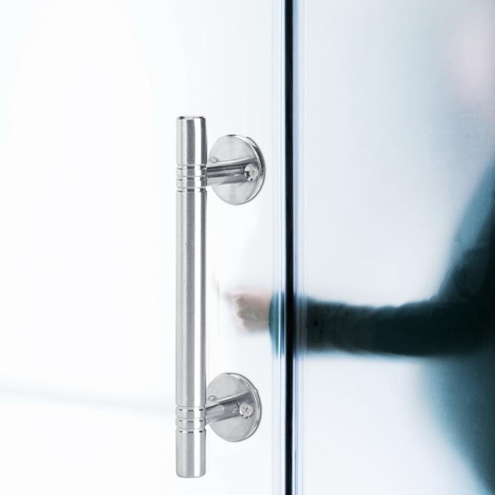 Heavy Cabinet Door Handle Silver Furniture Handle Solid Drawer Handle  Bathroom